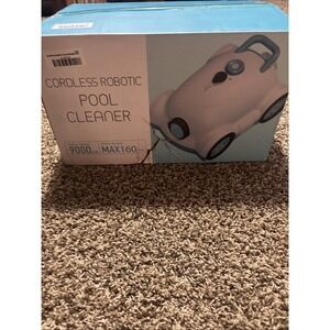 NEW Hinice  Cordless Robotic Pool Cleaner/Vacuum 2200 SqFt Coverage (White)